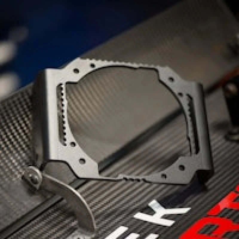 Image of Asetek SimSports Front Mount for Podium Brackets - Black 70 mm