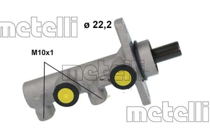 Image of METELLI Brake master cylinder METELLI 05-1231