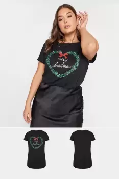 image of 2 Pack Christmas T-Shirts