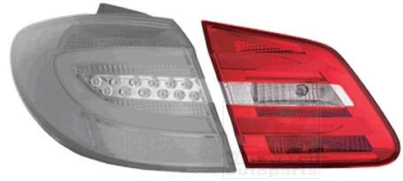 Image of VAN WEZEL 3054927U Rear light Inner Section, with bulb holder, Left Combination Rearlight (391)
