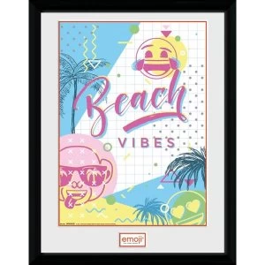 Image of Emoji Beach Vibes Collector Print