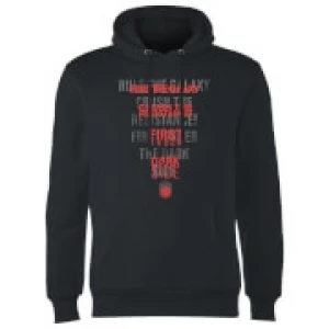 Image of Star Wars Dark Side Echo Black Hoodie - Black