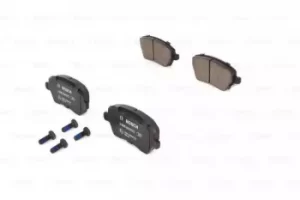 Image of Bosch 0986494573 BP1494 Brake Pad Set Disc Brake Front Axle