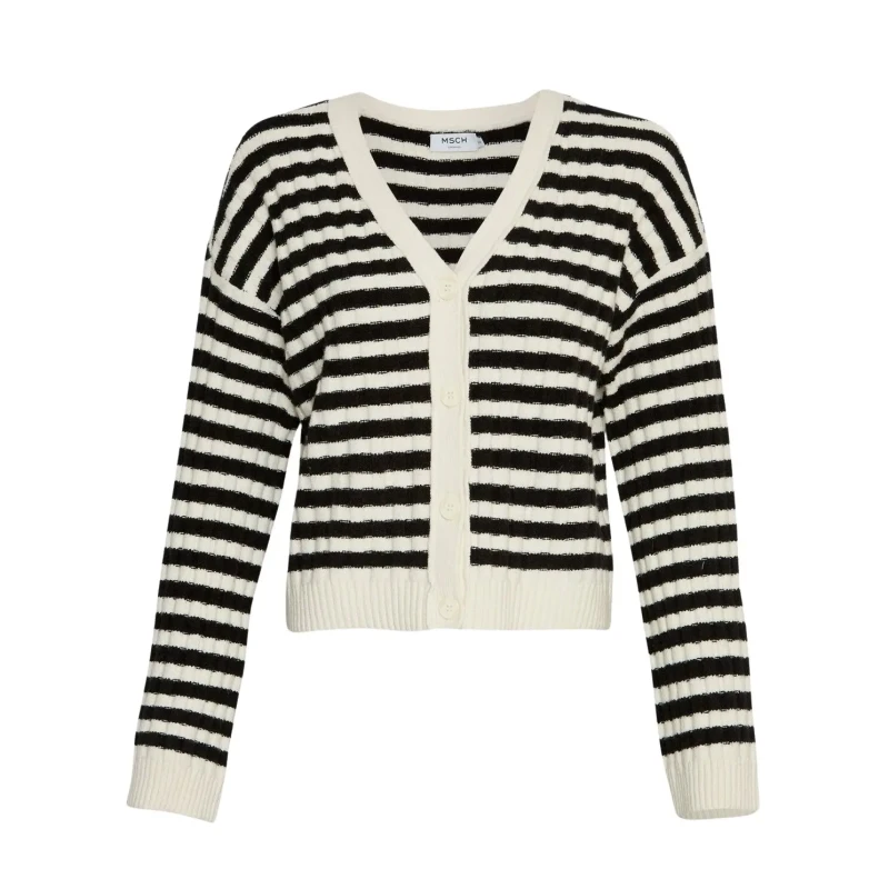 Image of moss copenhagen Womens cardigan Moss Copenhagen Kitna Blanc Female M/L
