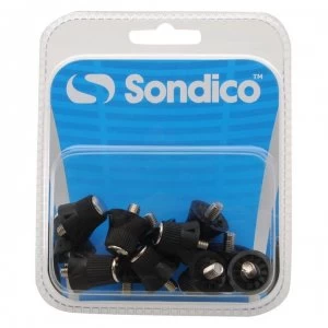 image of Sondico Pro Alloy Tipp Football Studs - Black/White