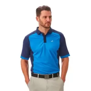 Image of Under Par Golf Polo Shirt Mens - Blue