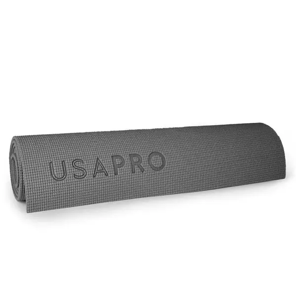 image of USA Pro Non-Slip Yoga Mat by USA Pro - Grey One Size