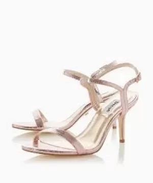 image of Dune Rose 'Monico T' Mid Kitten Heel Ankle Strap Sandals - 3