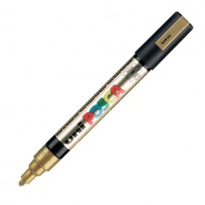 image of Posca PC-5M Marker Medium Gold PK1