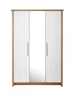 image of Consort Walden 3 Door Mirrored Wardrobe