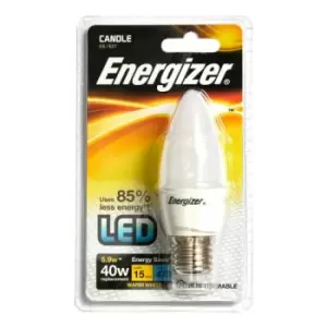 image of Energizer - E27 Warm White Blister Pack Candle 5.2w 470lm - S8881