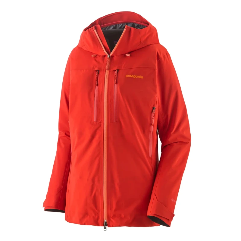 Image of Womens zip-up hoodie Patagonia Pluma PRO Rouge Female XL