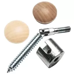 Image of Wickes Handrail to Newel Fixing Kit