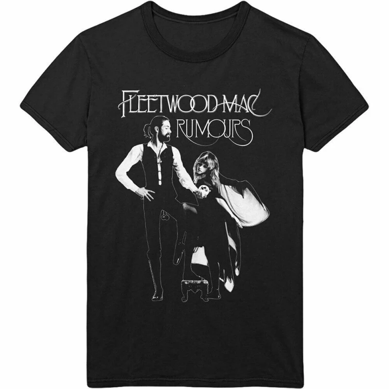 Image of Fleetwood Mac Fleetwood Mac Men Rumours T-Shirt in Black Size: large Black L Male 5063238479043