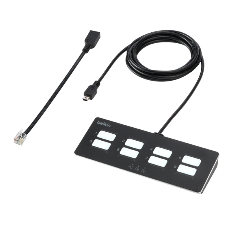 Image of Belkin F1DN-MOD-REM8 KVM switch Black