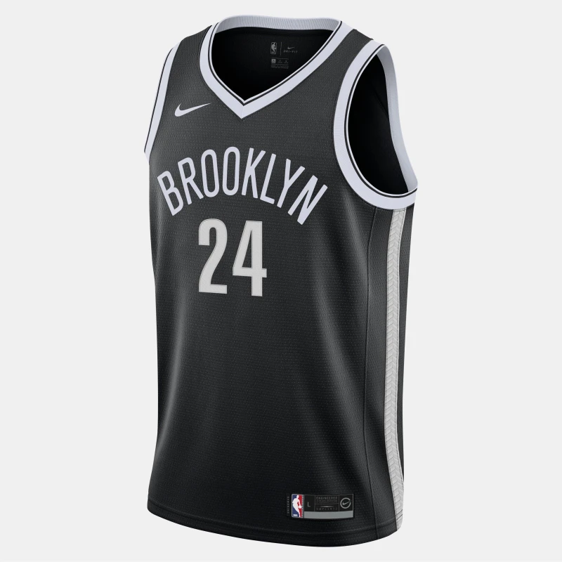 Image of Nike BKN Swngmn IJsy Black male 7-8 (S)