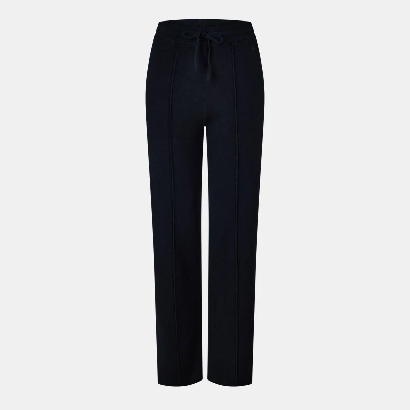 Image of Jack Wills Knitted Pin-Tuck Trousers Women Black 09 female 6 (2XS)