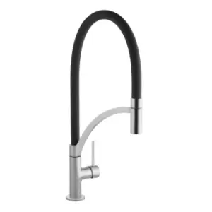 Image of Medina Pull Out Single Lever Two Tone Kitchen Tap