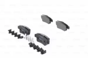 Image of Bosch 0986494222 BP1174 Brake Pad Set Disc Brake Rear Axle