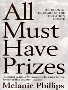 Image of All Must Have Prizes by Melanie Phillips Paperback