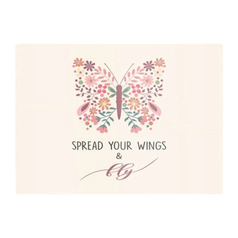 Image of Warren Reed Designer Spread Your Wings Glass Chopping Board