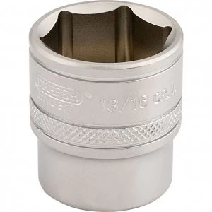Image of Draper 3/8" Drive Satin Finish Hexagon Socket Imperial 3/8" 13/16"