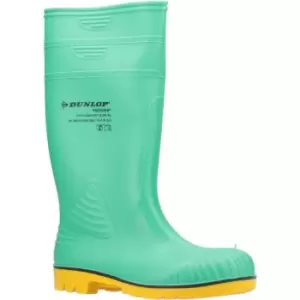 Acifort HazGuard Safety Wellington Green/Black/Yellow - 12 - Dunlop