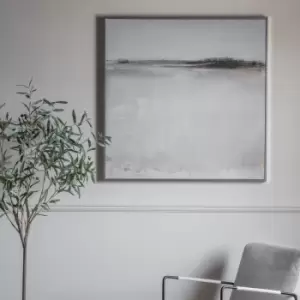 Image of Gallery Interiors Bennett Pasture Framed Canvas Wall Art Multicoloured