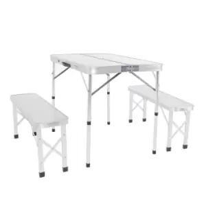 Image of Charles Bentley ODYSSEY 4 Seater Bench Dining Set