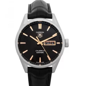 image of Carrera Calibre 5 Day-Date Automatic Black Dial Ladies Watch