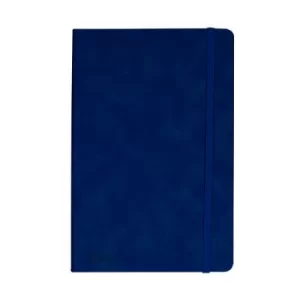 Image of Silvine Soft Feel Executive Notebook Lined 160 Pages A5 Royal Blue 197BL