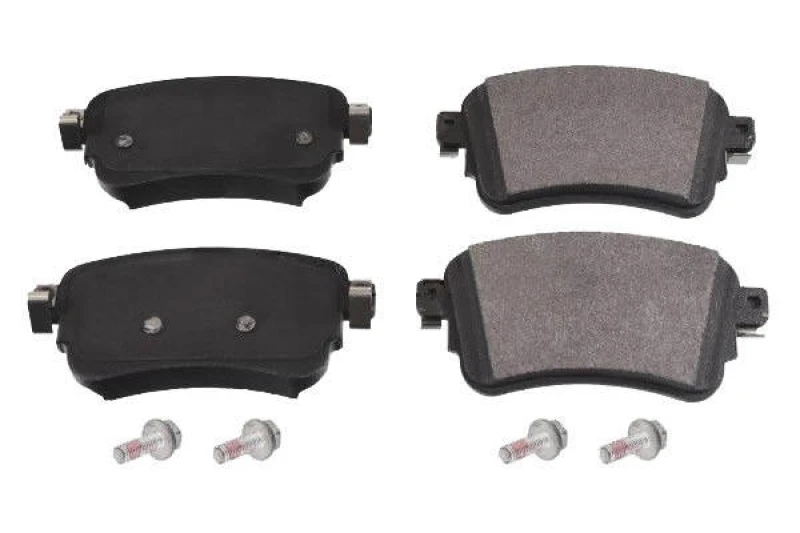 Image of SWAG 33 10 7344 Brake pad set Rear Axle, with acoustic wear warning, with bolts/screws Brake Pad Set,disc brake (402)