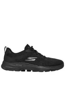 Image of Skechers Go Walk 6 Bold Vision Trainers, Black, Size 4, Women