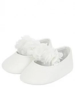 Image of Monsoon Baby Girls Macaroon Ivory Bootie - Ivory, Size 6-12 Months