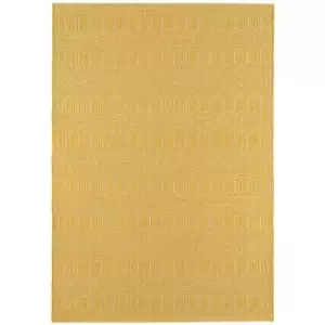Image of Asiatic Sloan Rug, 100 x 150cm - Mustard
