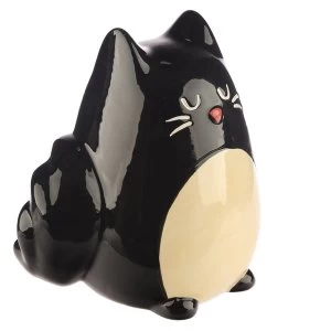 Image of Black Cat Shaped Money Box