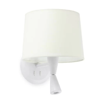 Image of Faro CONGA - Reading Light Wall Light White, E27