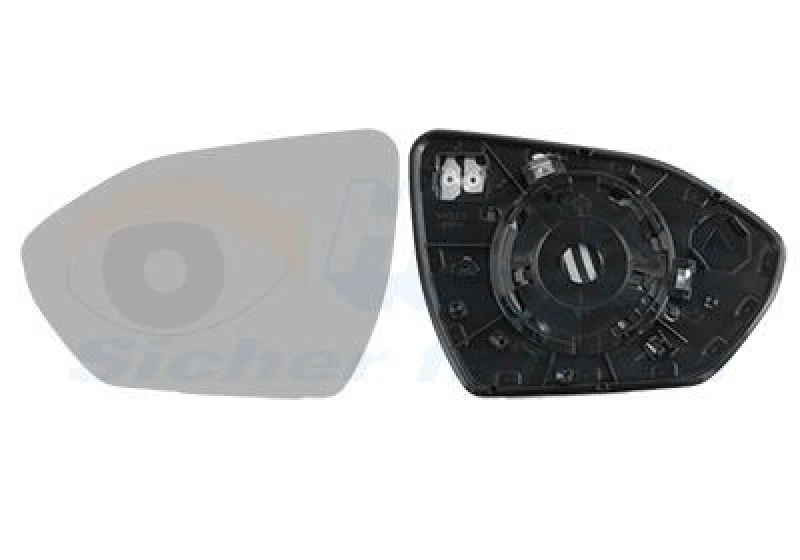 Image of VAN WEZEL Wing mirror glass VAN WEZEL 8296837