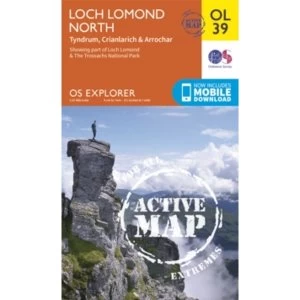 Image of Loch Lomond North, Tyndrum, Crianlarich & Arrochar by Ordnance Survey (Sheet map, folded, 2015)