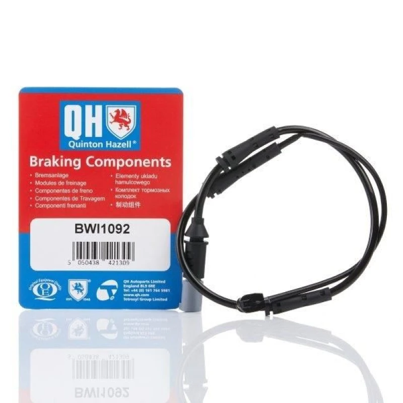 Image of QUINTON HAZELL Brake pad wear sensor QUINTON HAZELL BWI1092
