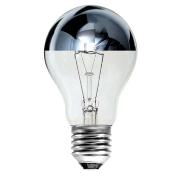 Image of Bell 100w Halogen ES/E27 Crown Silver GLS Bulb Very Warm White - BL03019