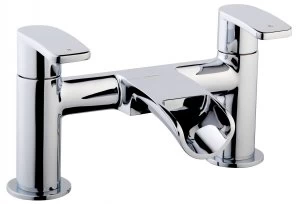 Image of Wickes Niagra Bath Filler Taps - Chrome