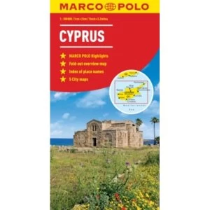 image of Cyprus Marco Polo Map by Marco Polo (Sheet map, folded, 2011)