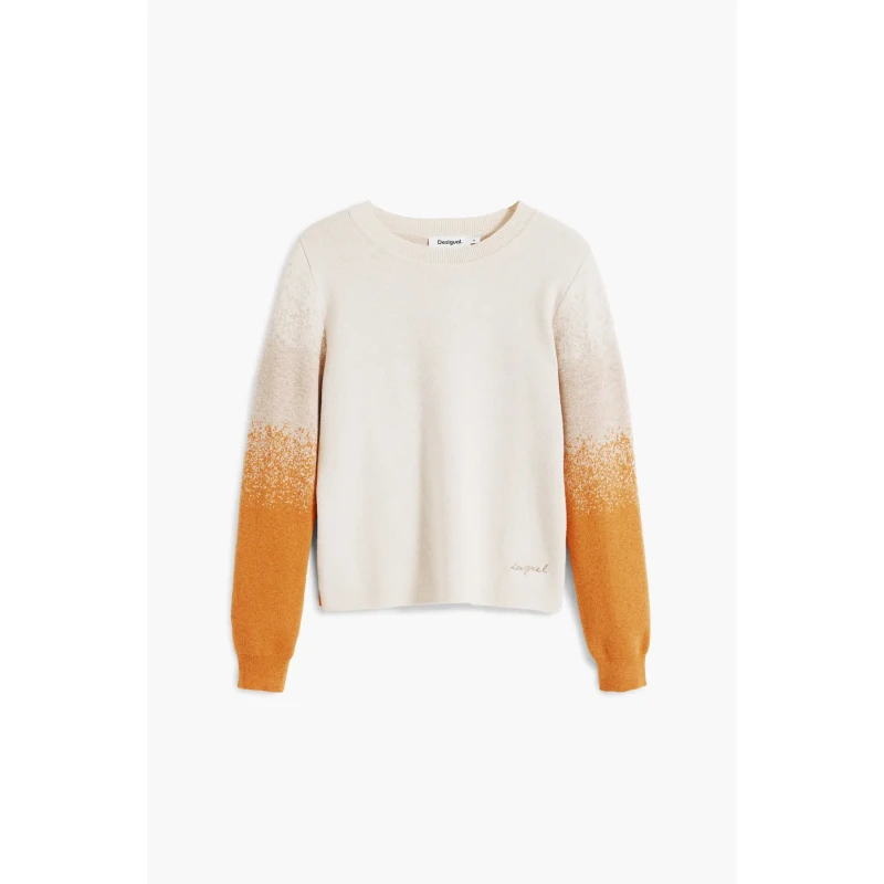 Image of Desigual Woman sweater Desigual Fama Orange Female S