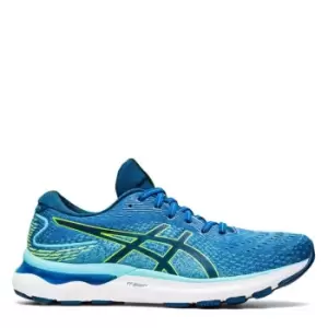 Image of Asics Gel Nimbus 24 Mens Running Shoes - Blue