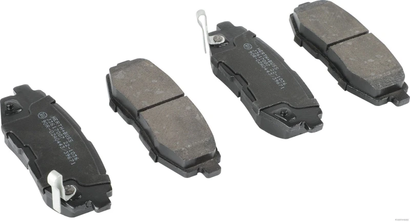 Image of HERTH+BUSS JAKOPARTS J3617007 Brake pad set Rear Axle, with acoustic wear warning Brake Pad Set,disc brake (402)