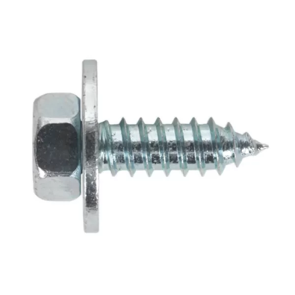 Image of Sealey ASW14 Acme Screw with Captive Washer M14 x 3/4 Zinc BS 7976/6903/B