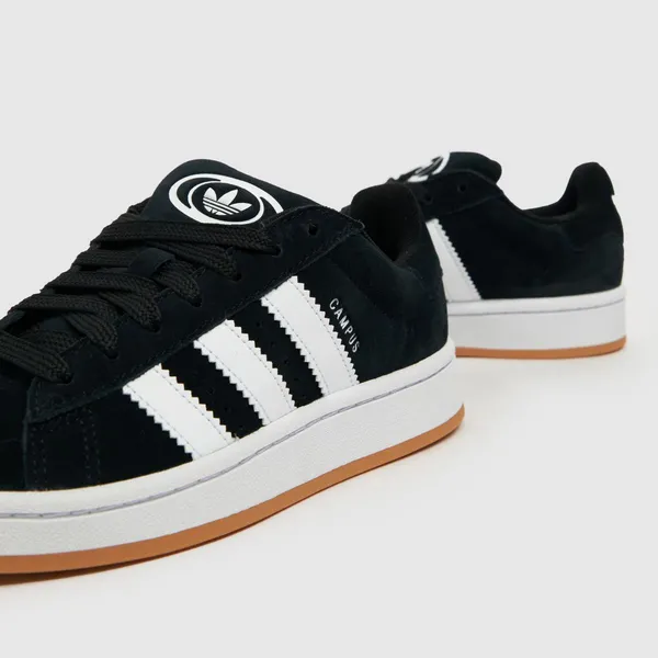 Image of adidas Black & white campus 00s Toddler trainers Black/White UK 8