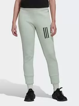 Image of adidas Mission Victory Slim-Fit High-Waist Tracksuit Bottoms, Dark Blue, Size L, Women