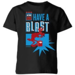 Image of Looney Tunes ACME Have A Blast Kids T-Shirt - Black - 11-12 Years